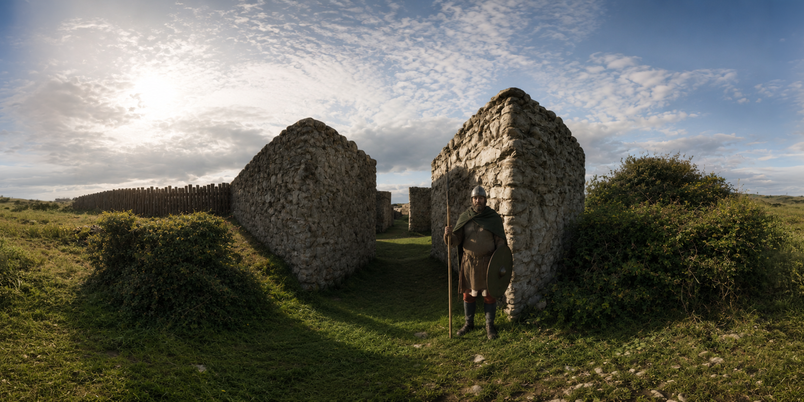 Historic 3D reconstruction of the site