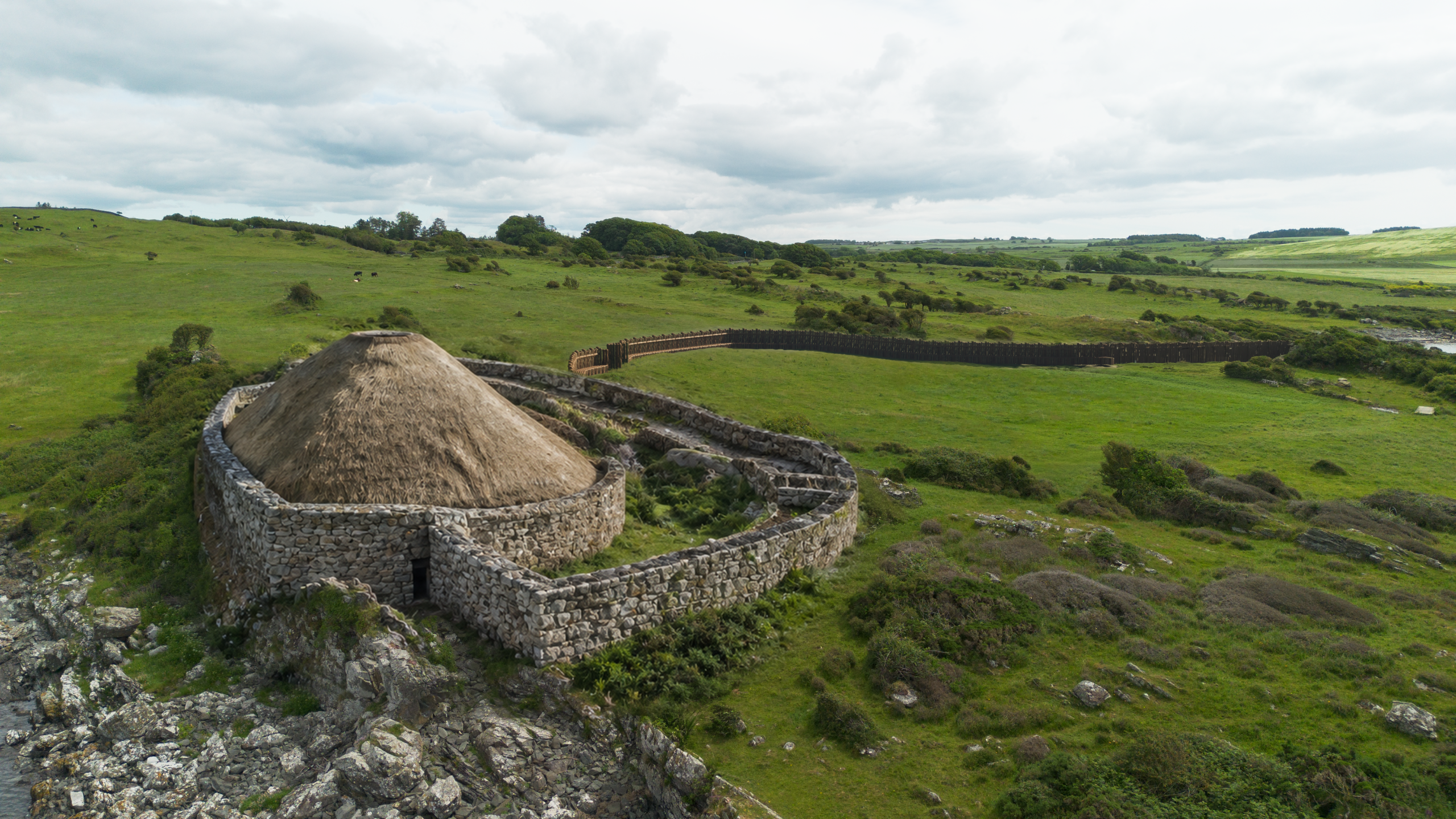 Historic reconstruction of the site